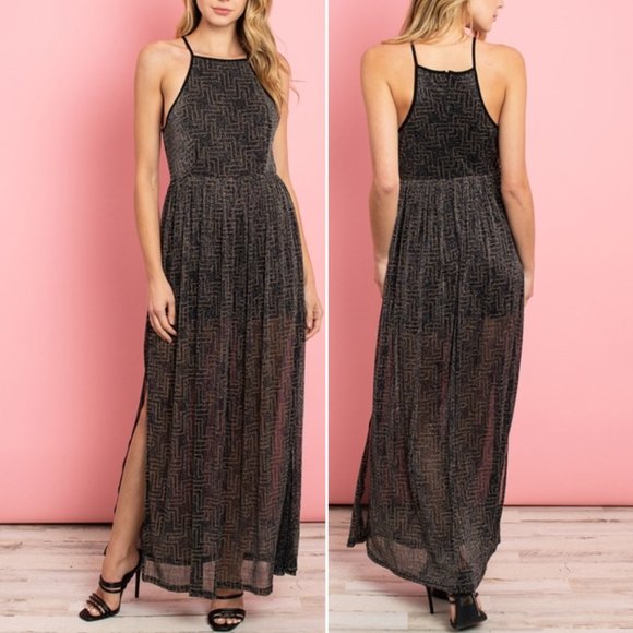 Black sparkling dress - Picture 1 of 12